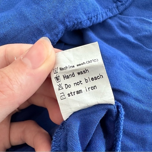 Logene royal blue three tiered maxi dress - Picture 9 of 11